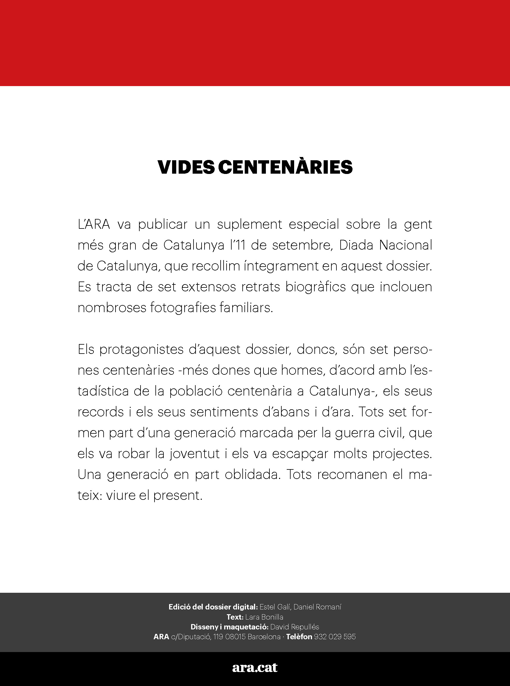 Un segle de vida quotidiana a Catalunya 1