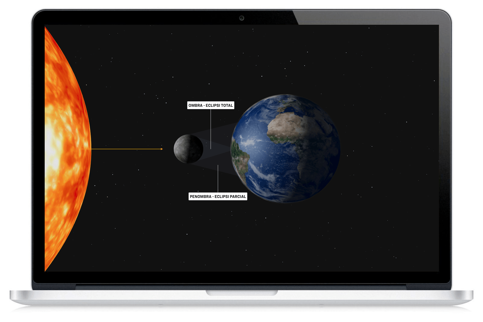 Captura de pantalla de "Eclipsi Solar 2026" 2