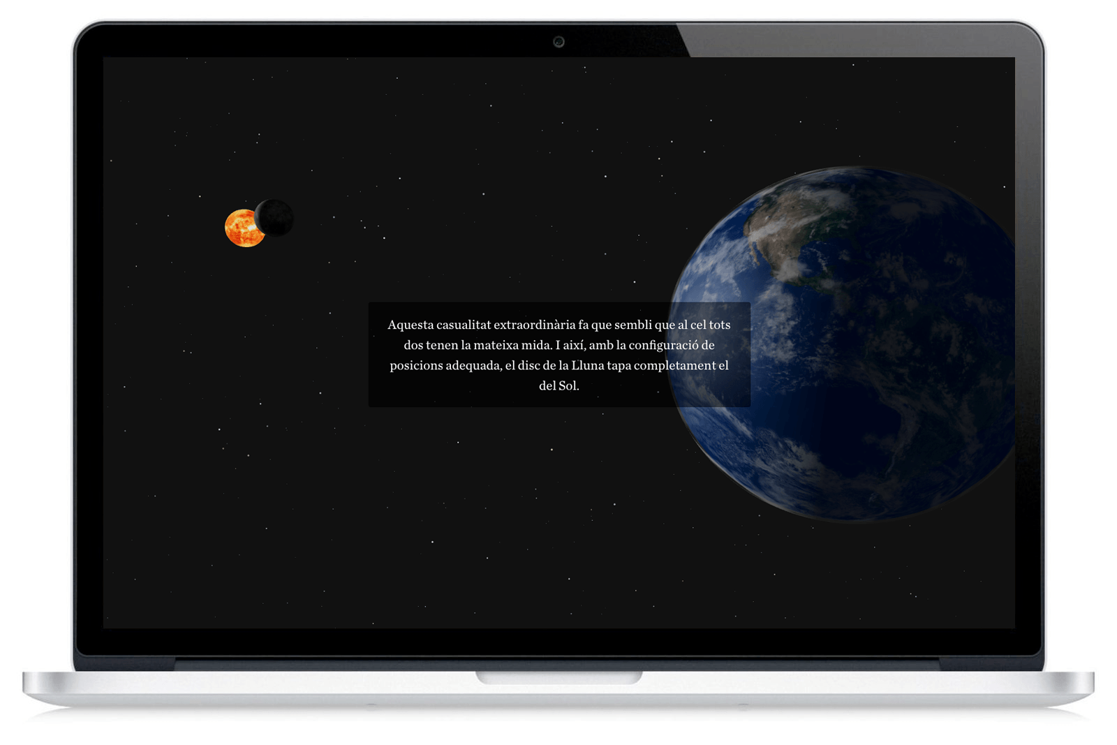 Captura de pantalla de "Eclipsi Solar 2026" 3