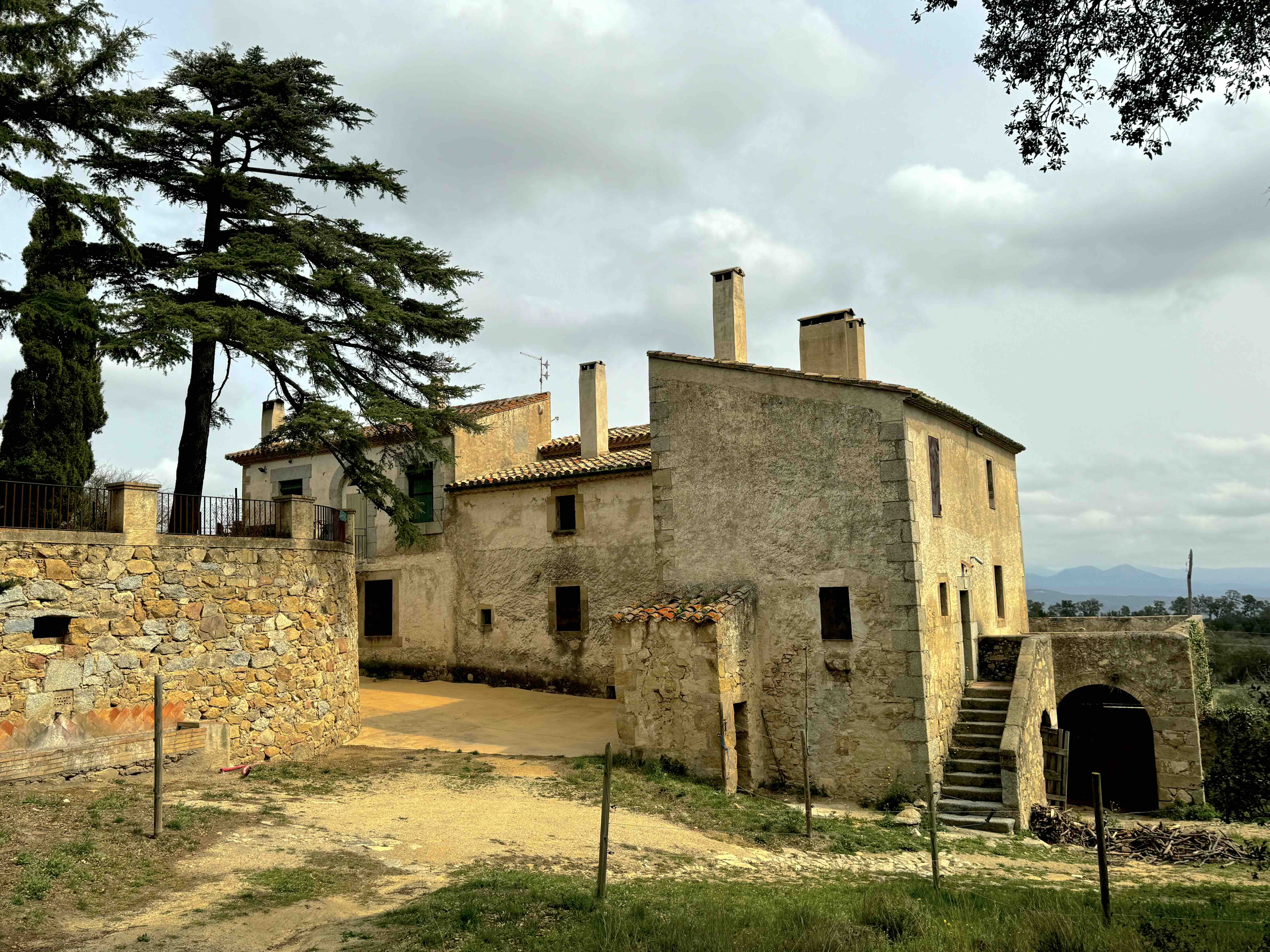 Una de les residències de Negrín durant la seva estada a l'Empordà va ser can Bech de Baix, prop d'Agullana. / A.F.