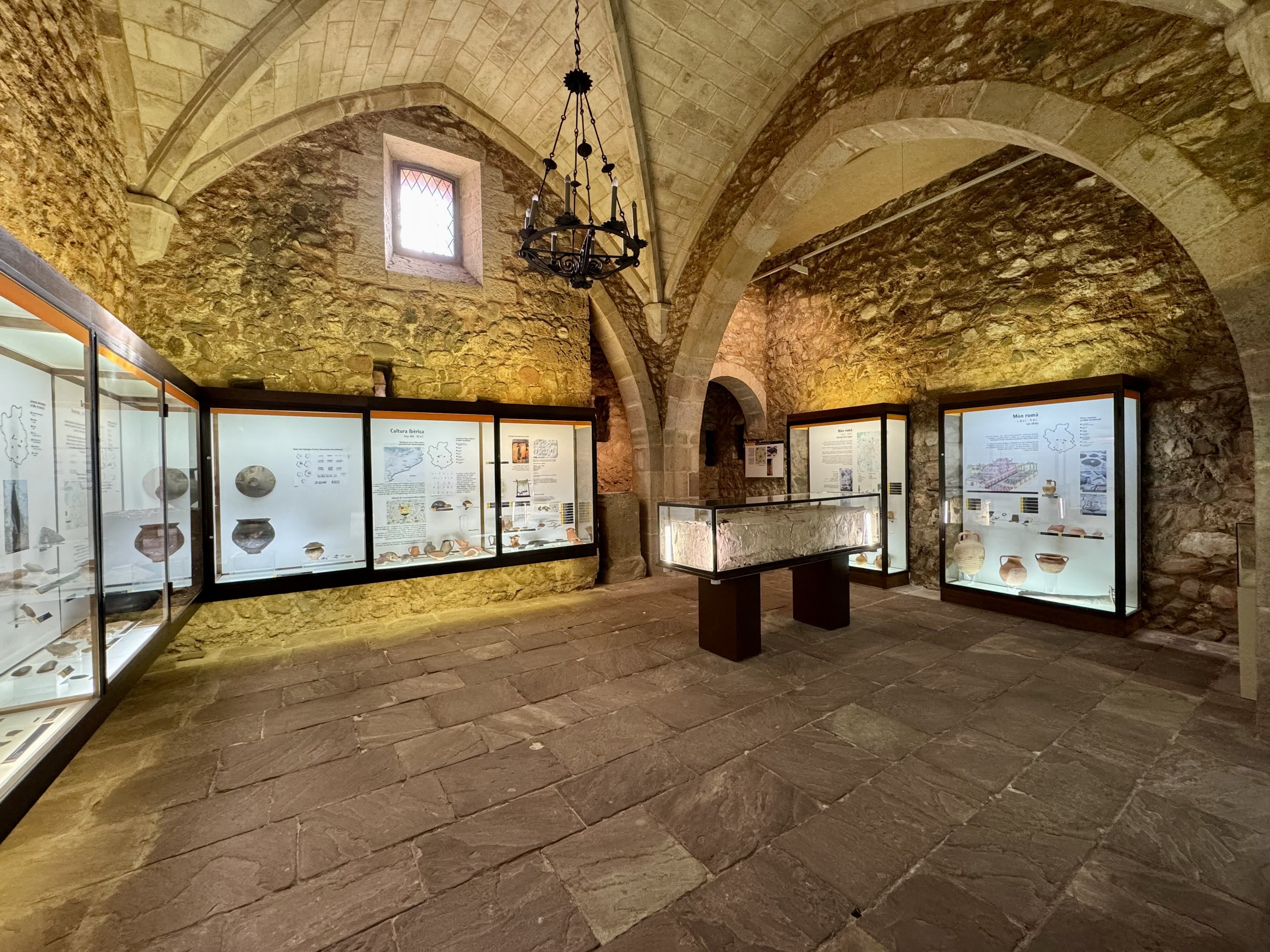 L'antiga sala capitular és avui un espai expositiu. / A.F.