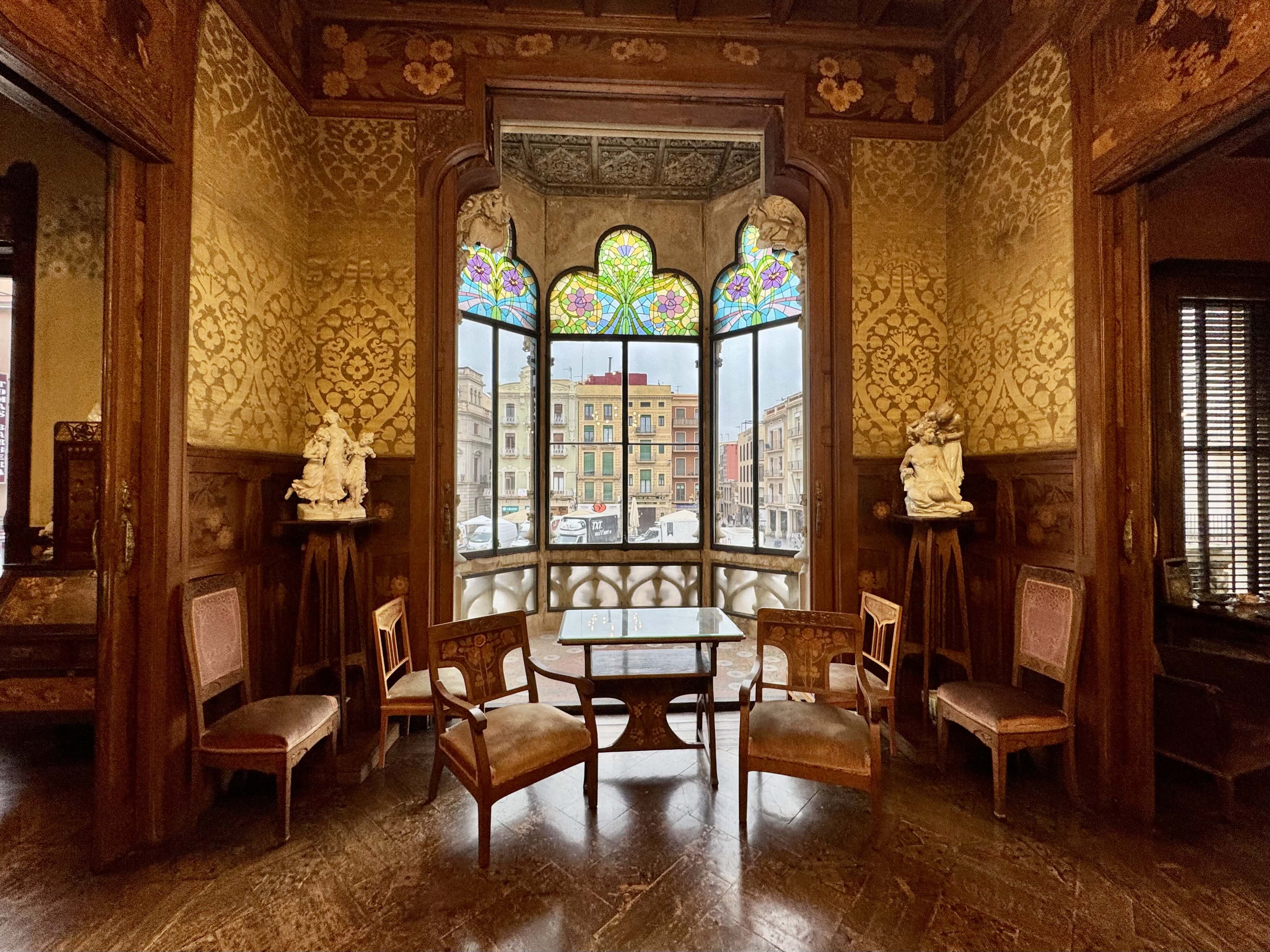 La tribuna on a Josepa Blasco li agradava passar llargues estones. / A.F.