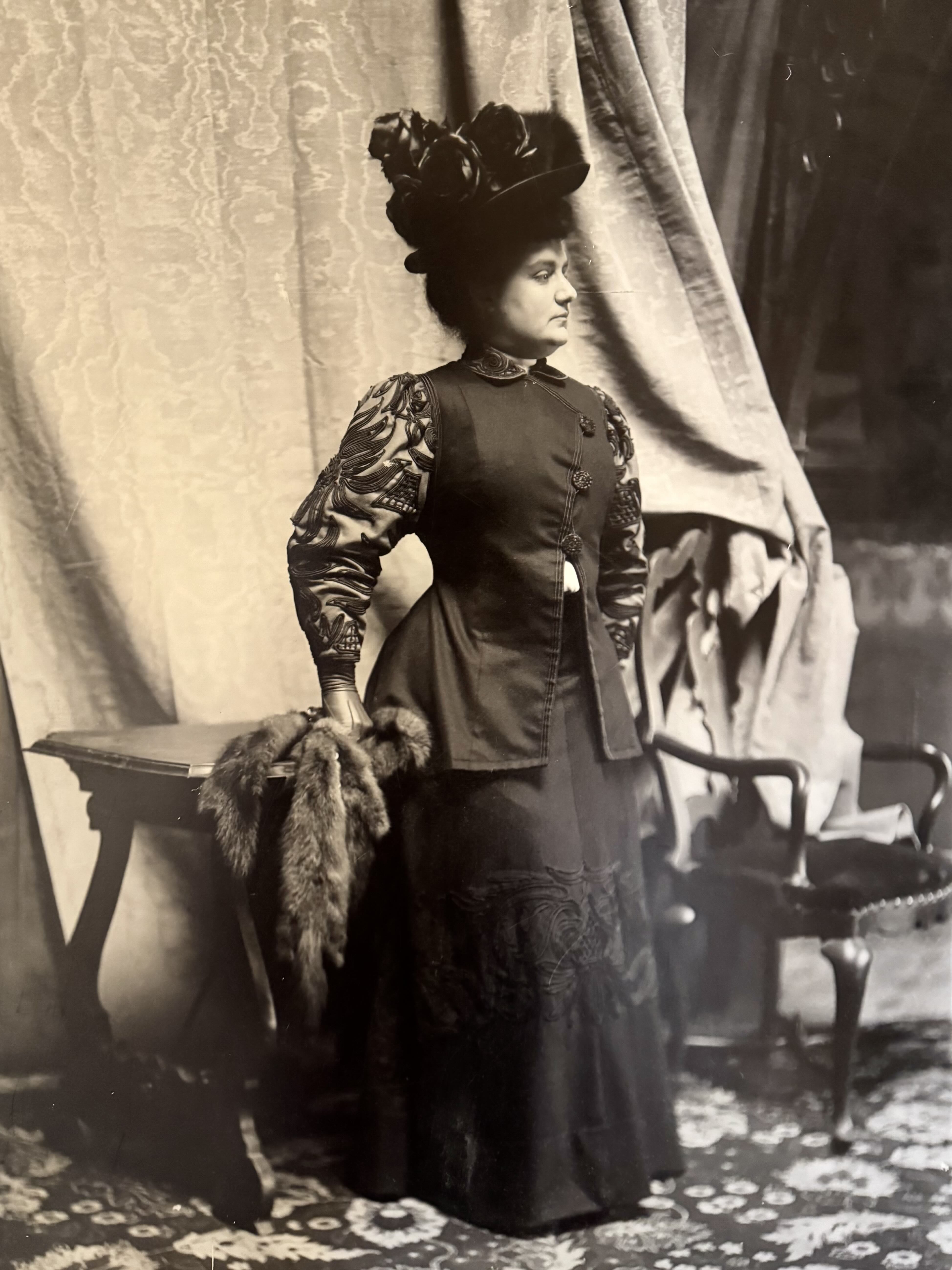 Una de les imatges de Teresa Amatller que podem veure durant la visita a la casa. / A.F.