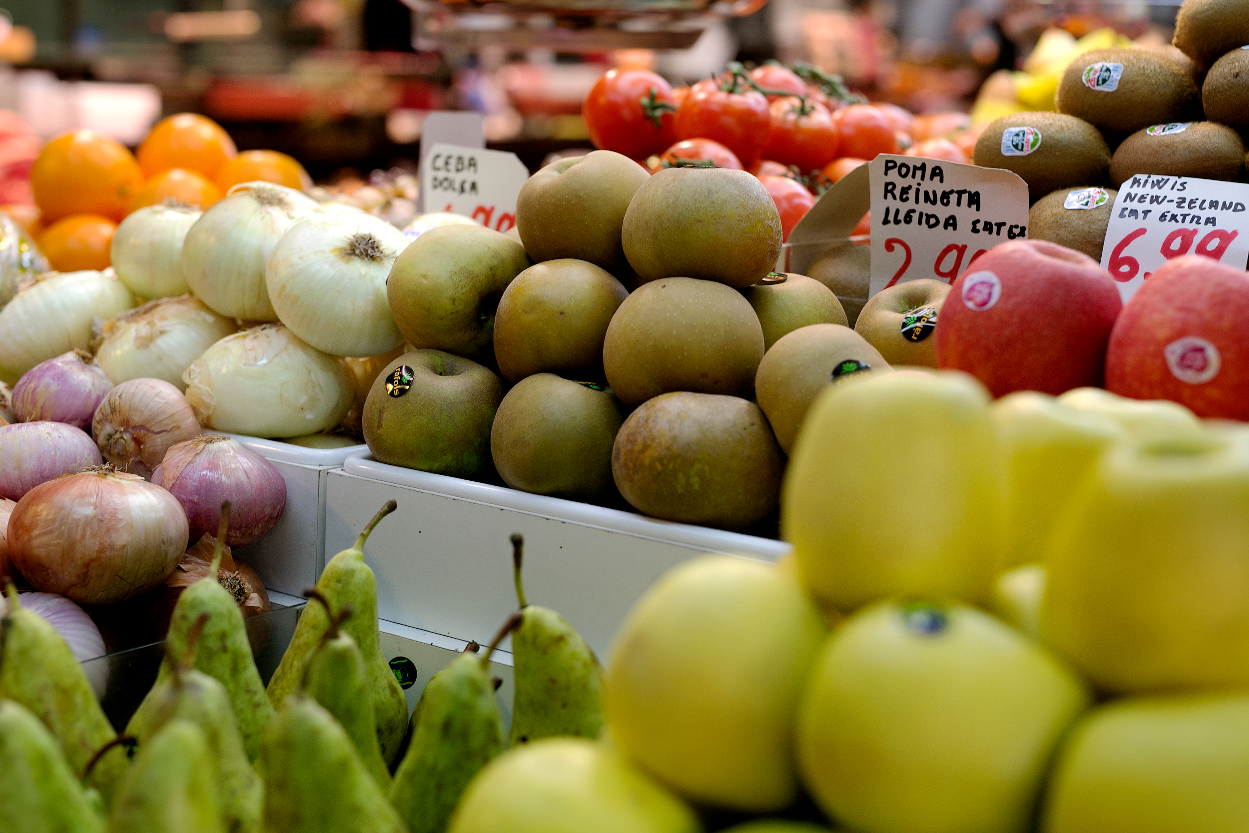 La fruita i les verdures són essencials en la dieta mediterrània. PERE TORDERA