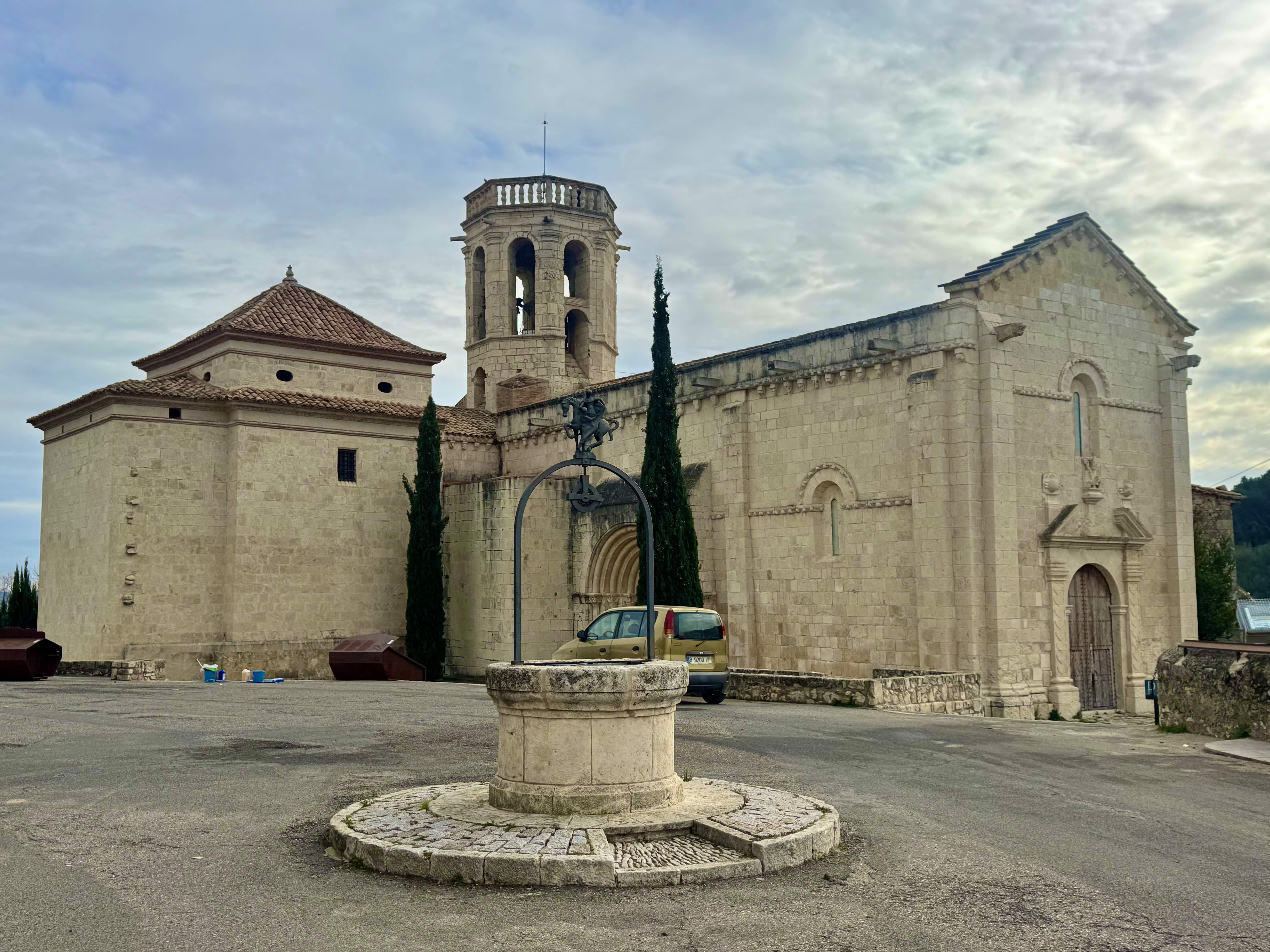 Imatge de la imponent església de Santa Maria. / A.F.