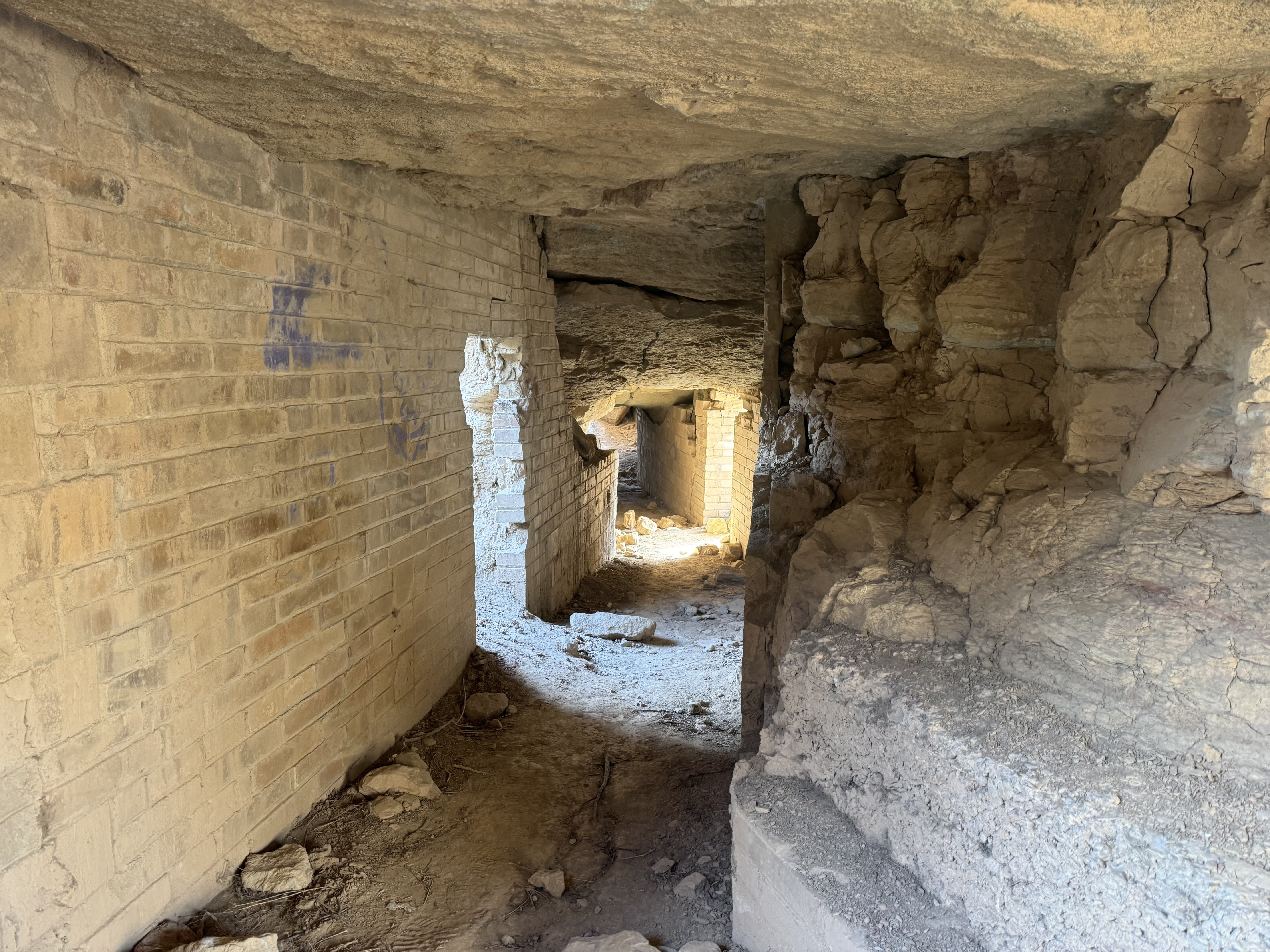 Imatge interior de la fortificació del tossal de la Moradilla. / A.F.