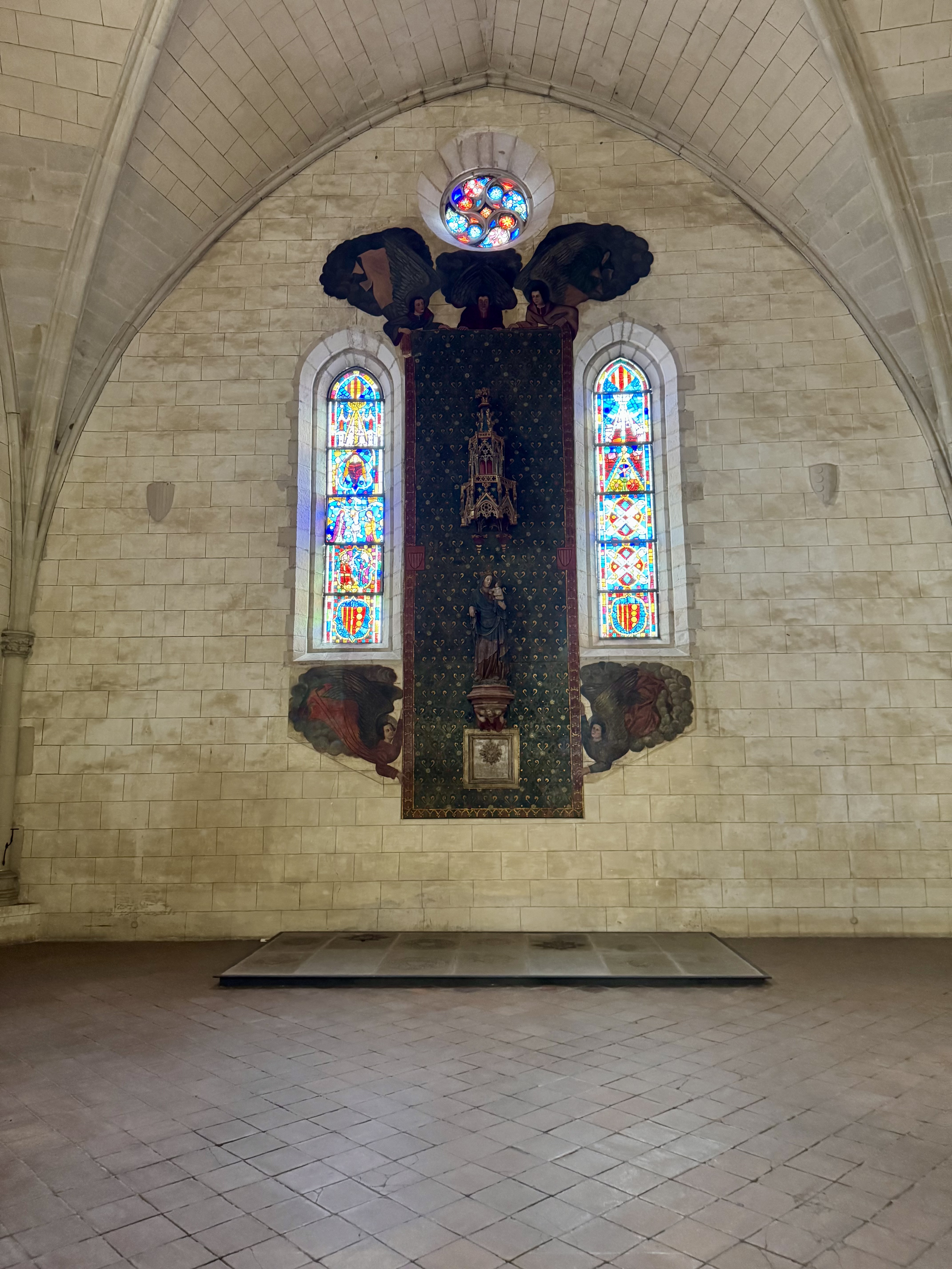 Se suposa que sor Eulàlia estaria enterrada a la sala capitular, però, pel seu caràcter humil, no va voler que quedés constància d'on reposen les seves restes. / A.F.