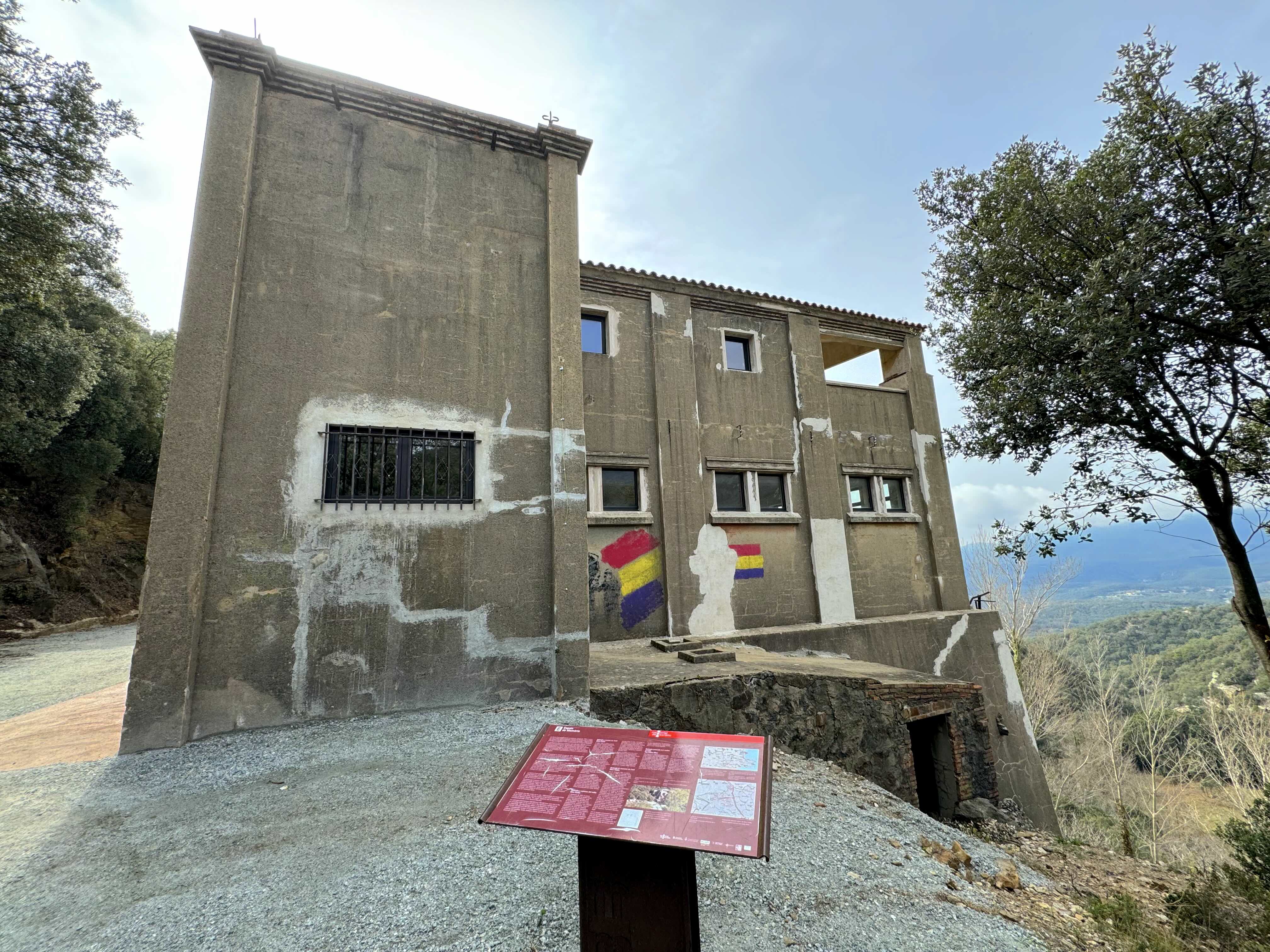 L'edifici de la mina Canta va ser construït expressament per amagar part del tresor de la República. / A.F.