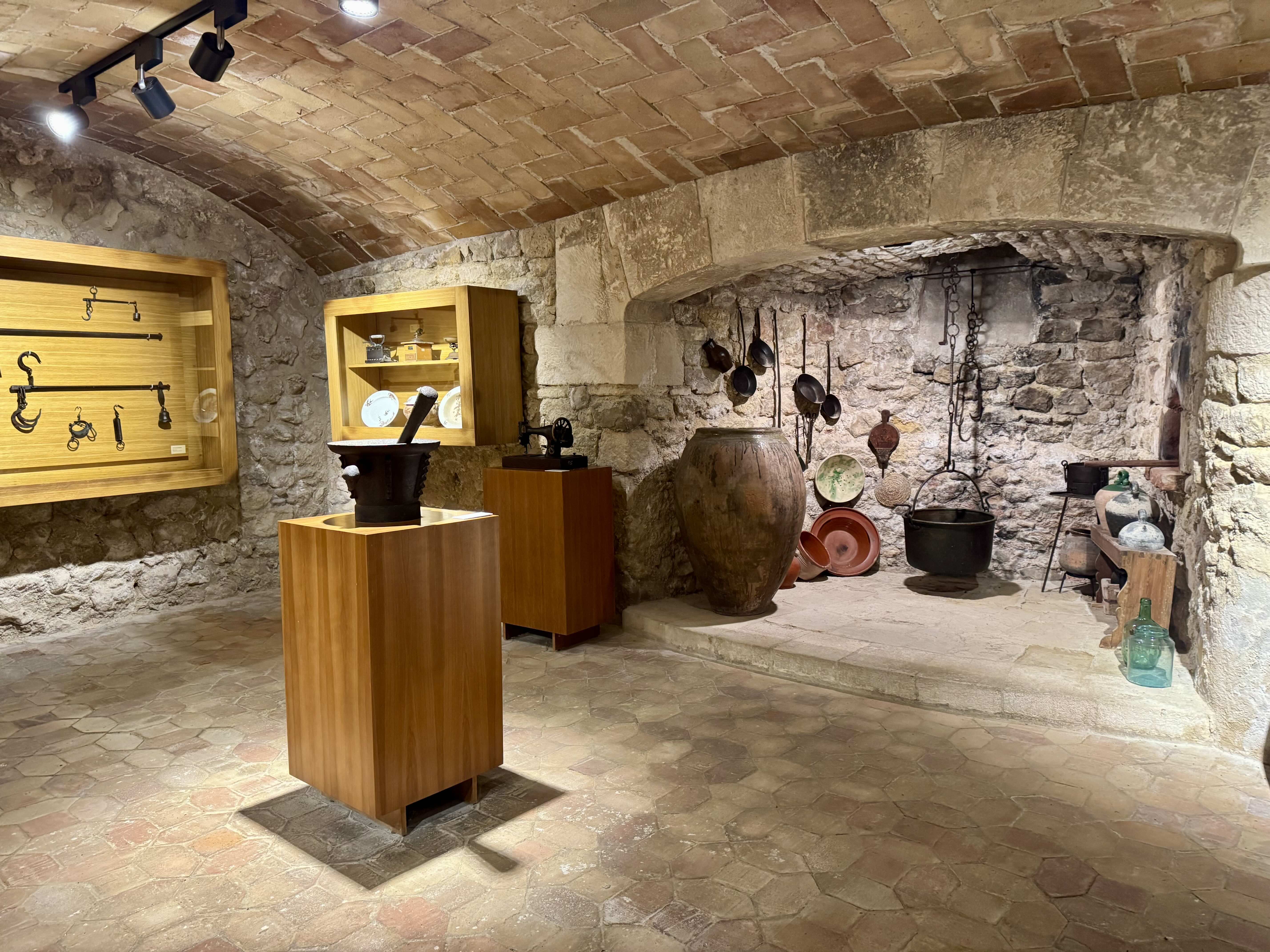 A l'espai que ocupaven les cuines hi ha un petit museu. / A.F.