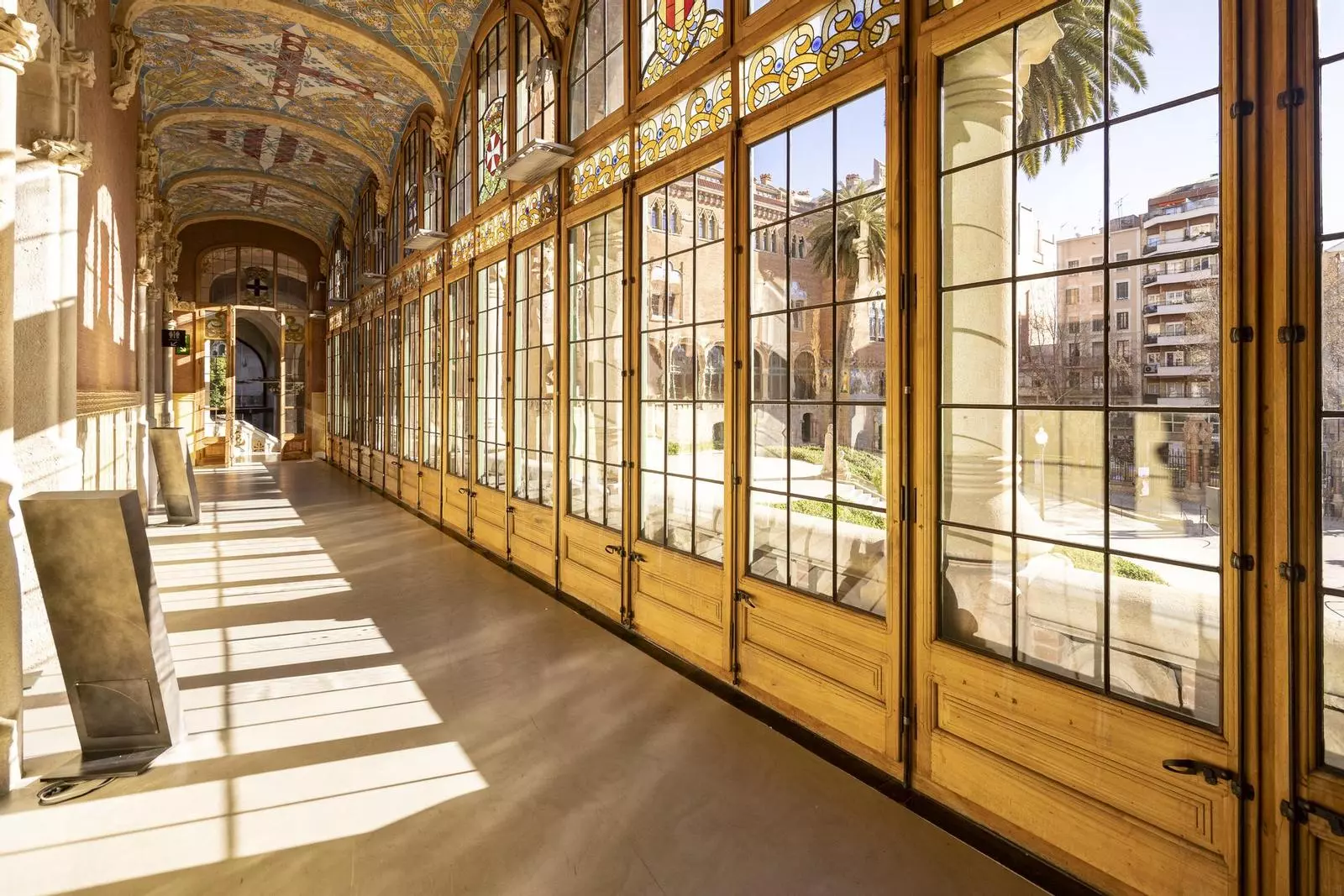 Lluís Domènech i Montaner va dissenyar uns espais ventilats i molt ben il·luminats. QUIM ROSER / DEPARTAMENT DE CULTURA